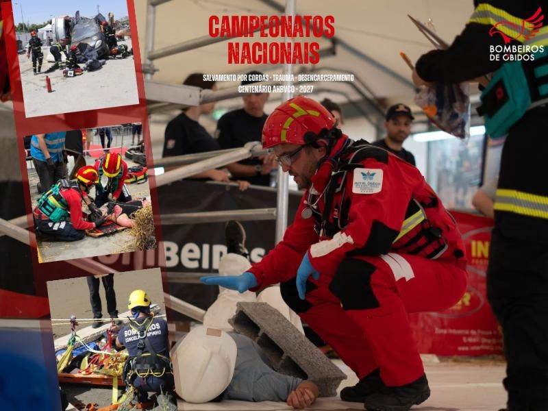 Campeonatos Nacionais de Trauma, Salvamento por Cordas e Desencarceramento!